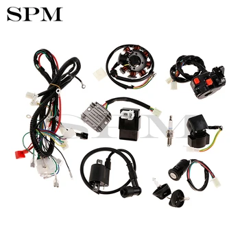 

150cc 250cc ATV CDI Stator Assembly Full Electric Wiring Harness Coil Kit