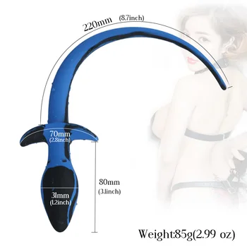 Anal Plug Butt Plug Buttplug Dildo Silicone Dog Long Tail Anal Sex Toys for Womans Men Adult Sex Shop Erotic Toy Sex Product 3