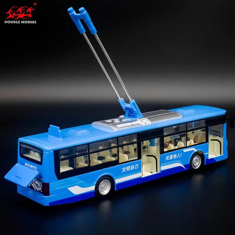 

Jiaye Metal Car Single Bus Electric Vehicles Model CHILDREN'S Toy Public Car Individual Package