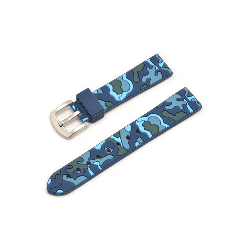 Для Amazfit Bip ремешок силиконовый Камуфляжный сменный Браслет Для Xiaomi Huami Amazfit Bip Bit аксессуары 20 мм ремешок для часов - Цвет: D