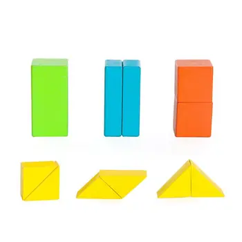 

Children Early Education Educational Toys Geometric Shape Assembling Blocks For Kids