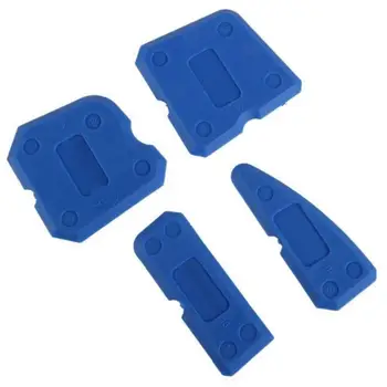 

4pcs/set Silicone Glass Sealant Spatula Caulking Kit Removal Of Residual Rubber Film Squeegee Scraper Ceramic Tile Seam Tools