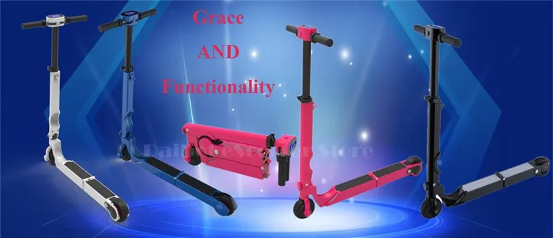 Daibot Portable Electric Scooter Two wheel Electric Scooters Motor 200W 5 inch Mini Foldable Kick Scooter For Adults (37)