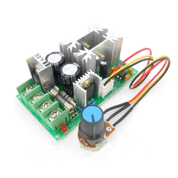 

DC10-60V DC Motor Speed Regulator 12V 24V 36V 48V High Power Driver Module PWM Motor Speed Controller Adjustable 20A