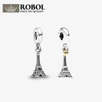 2021 New Popular Fashion S925 Sterling Silver Eiffel Tower Temperament Pendant, Jewelry Accessories, Free Shipping