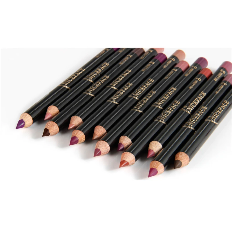 NICEFACE 12 Colors Matte Lip Pencils Nude Lipliner Pencil Waterproof Lipstick Pen Lip Liner Long Lasting Lips Makeup Cosmetics images - 6