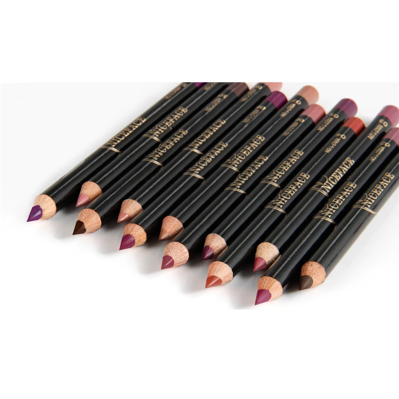 12 Colors Matte Lip Pencils Nude Lipliner Pencil Waterproof Lipstick Pen Lip Liner Long Lasting Lips Makeup Cosmetics lip liner lip liner pencil lipliner pencil lip liner set