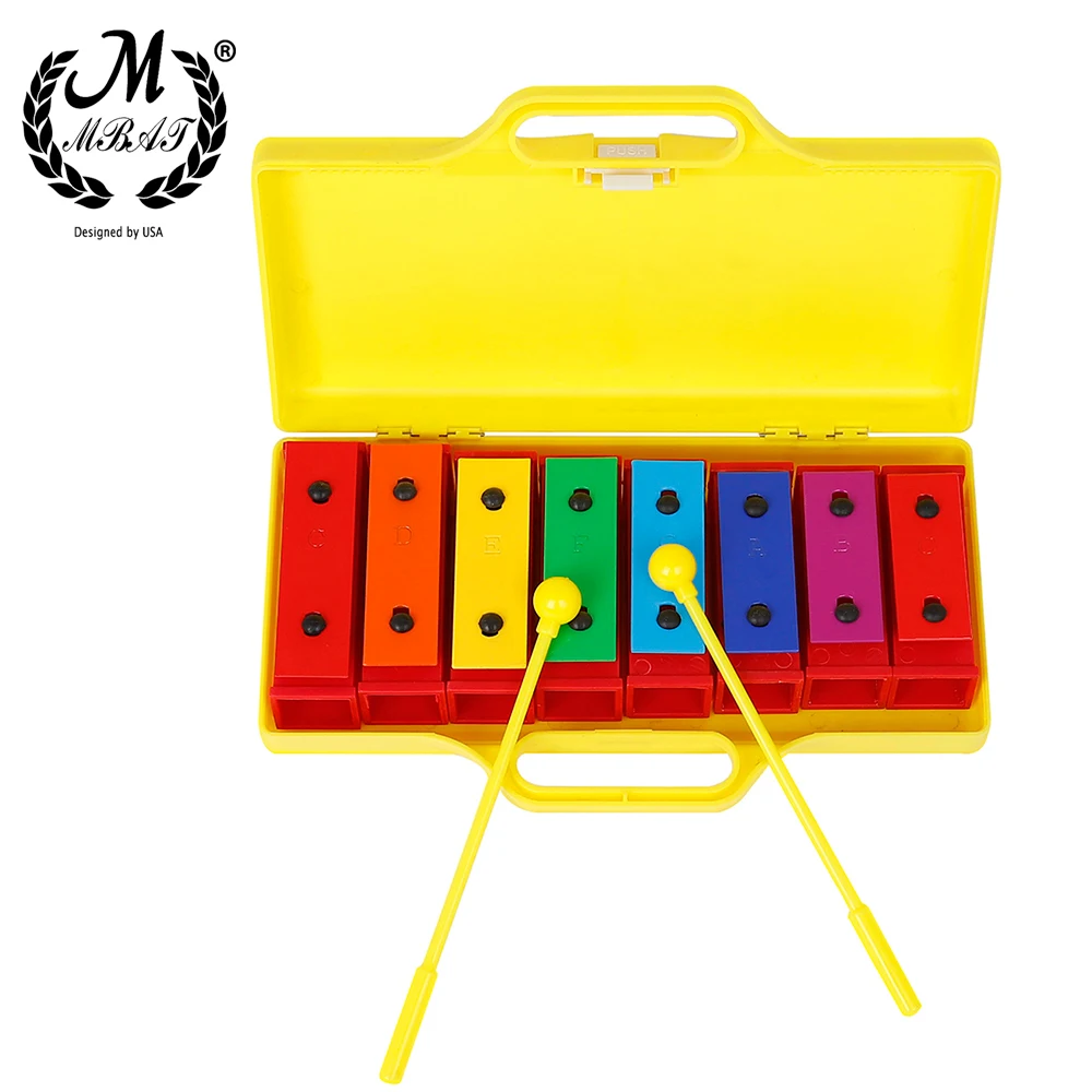M MBAT Orff Octave Piano Eco-friendly Plastic Octave Piano Children's Early Learning Percussive Puzzle Music Toys