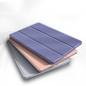 

Case for IPad Pro 11 12.9 2020 Silicone Back Cover Magnetic Closure for Ipad Air 3 &4 &10.2 8th Generation Sleep Trifold Case