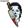 P4772 Dongmanli Halloween Horror movie Figure Enamel Pin  Brooch Badge Lapel Pin Backpack Collar Hat Women Men Jewelry Gifts ► Photo 3/6