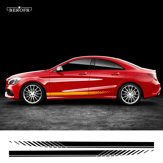 Car Door Side Stripes Sticker Edition 1 Style Decals For Mercedes Benz Cla  Class W117 C117 X117 Cla45 Cla180 Cla200 Cla250 Amg - Car Stickers -  AliExpress