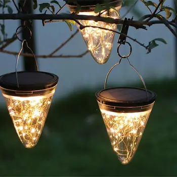 

Solar Christmas Outdoor Ambient Light Three Mode Home Hanging Tree Decoration Garden Lamp