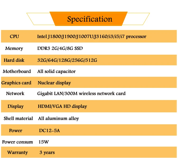 GOTHINK Мини ПК с сенсорным экраном, Wi-Fi, 8G 256G Intel i3 i5 i7 J1800 J1900 1007U процессор Windows 7/8/10, linux, 4K HDMI VGA Карманный ПК USB 3,0