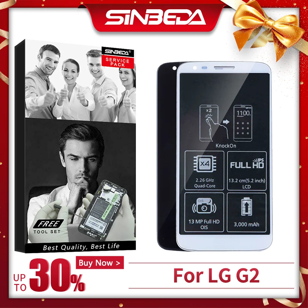 Сменный ЖК экран для LG G2 D802 D800 D801 D803 D805 VS980 LS980 F320 5 2 дюйма|Экраны мобильных