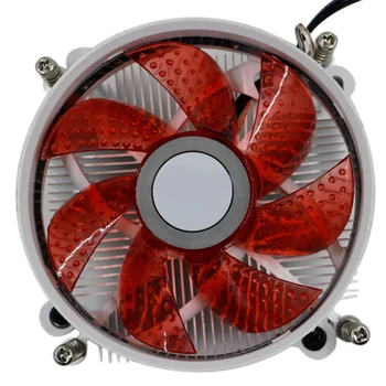 

CPU Cooler LED Luminous 9cm Fan 1366 Desktop Computer Cooler Silent