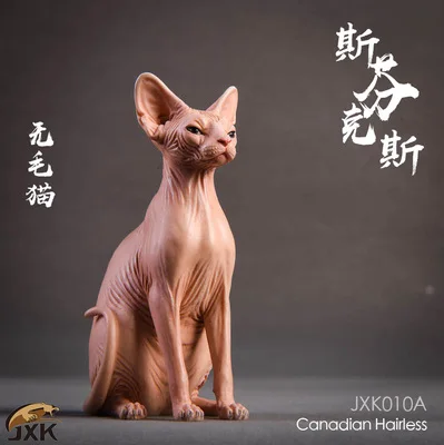 

JxK Jxk010 1/6 Hairless Cat Sphinx Garage Kit Statue for Action Figure Sence DIY