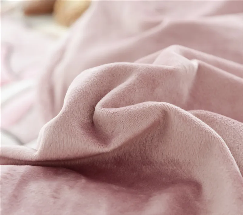 Роскошный мягкий Бархатный комплект постельного белья с единорогом, набор пододеяльников для пуховых одеял, теплое зимнее детское постельное белье, Комплект постельного белья для близнецов
