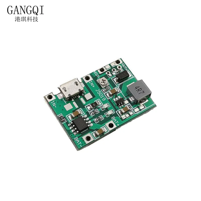 Power Supply Module 5 PCS 3.7V 9V 5V 2A Adjustable Step Up 18650 Lithium Battery Charging Discharge Integrated Module
