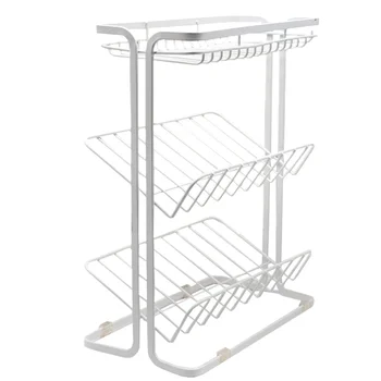 

1pc Metal Practical Iron Kitchen Rack Spice Bottle Rack Kitchen Shelf for Storage