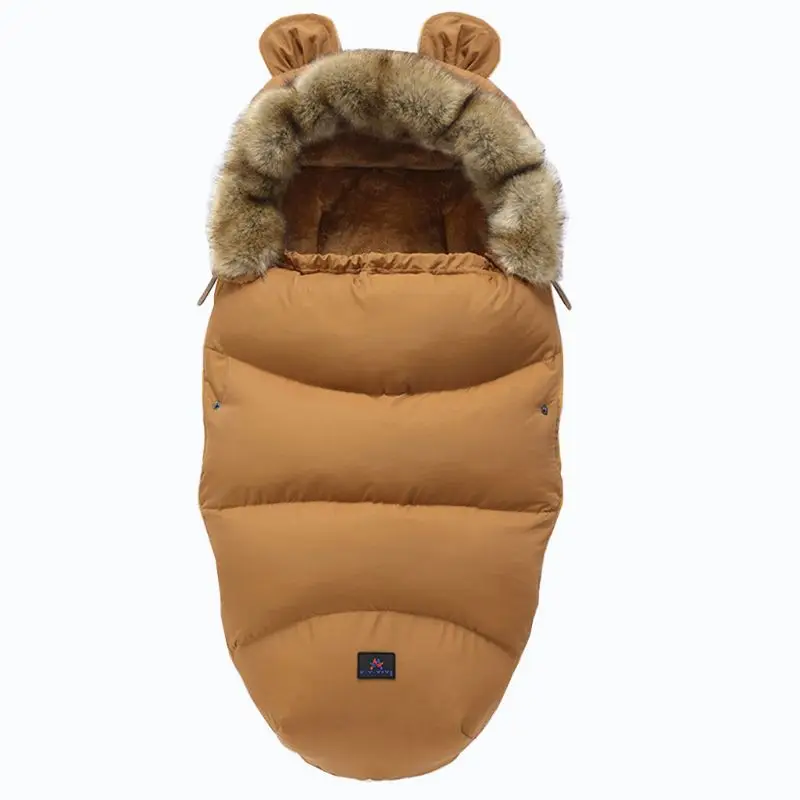 Спальный мешок для детской коляски; зимние теплые спальные мешки; халат для новорожденных; муфта для ног; QX2D