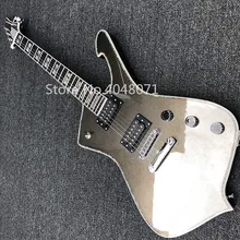 Перевозка, Заводская индивидуальная электрогитара, эбеновый гриф, серебряные аксессуары, китайская гитара