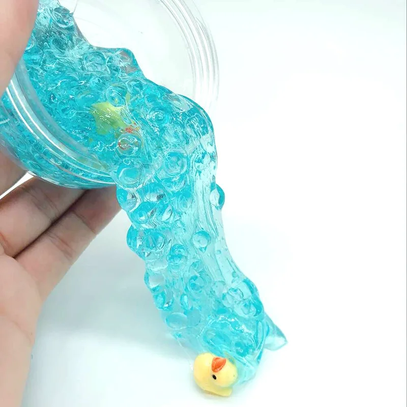 Afdswg Sticky Squishy Slime Crystal Mud Glaseado Lake Transparent Mud Decompression Toy Squishy's Squishies Toy Extrusion