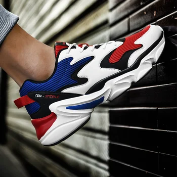 

jinbeile running shoes Breathable Height Increasing Massage Cushioning sneakers sport shoes men womens jogging