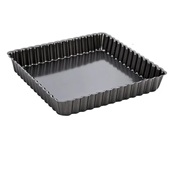 

Tescoma 623117 Delicia Stampo Crostata Quadrato con Fondo Removibile, 24 x 24 cm
