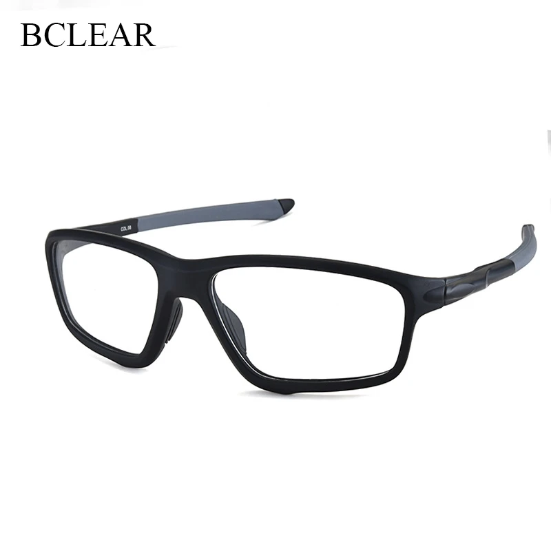 BCLEAR TR90 Sports Male Eyeglasses Frame Prescription Eyewear Basketball Spectacle Frame Glasses
