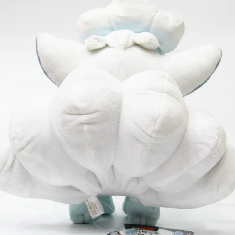 TAKARA TOMY Pokemon Ice Vulpix Plush Lovely Fox Toy Stuffed Dollsll Gifts for Childhood Hobby Collectible