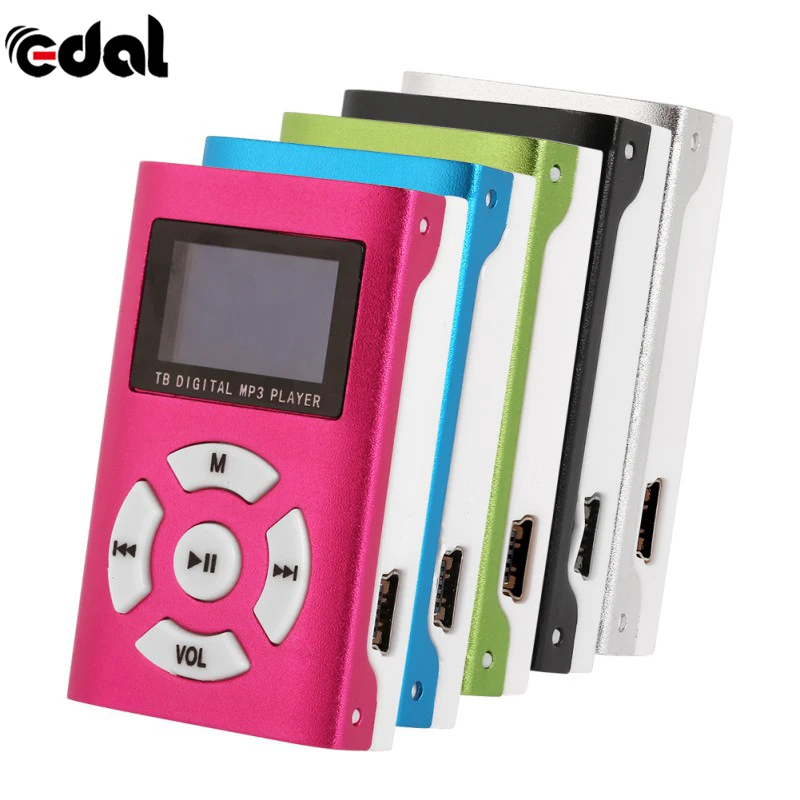 18 EDAL USB мини MP3 плеер с ЖК-экраном Поддержка Micro SD TF карта стильный дизайн спортивный компактный