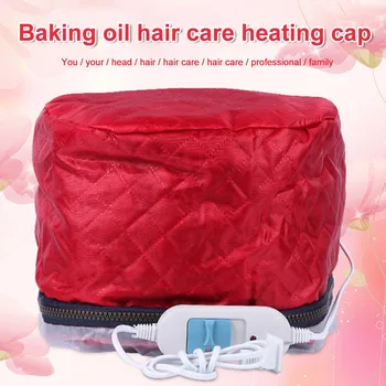 

Salon Travel Adjustable Temperature Home Dyed Styling Tool Electric Heating Thermal Treatment Hat Hair Steamer Cap Dryer Spa