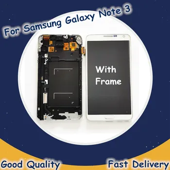 

LCD For Samsung Galaxy Note 3 SM-N900 N9005 Touch Panel Digitizer Display For Samsung N900 N900T N9005 LCD Display With Frame