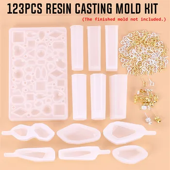 

1 Set Epoxy Resin Kit DIY Jewelry Casting Tools Silicone Mold Handmade Necklace Pendant Bangle Gifts Professional Jewelry Making