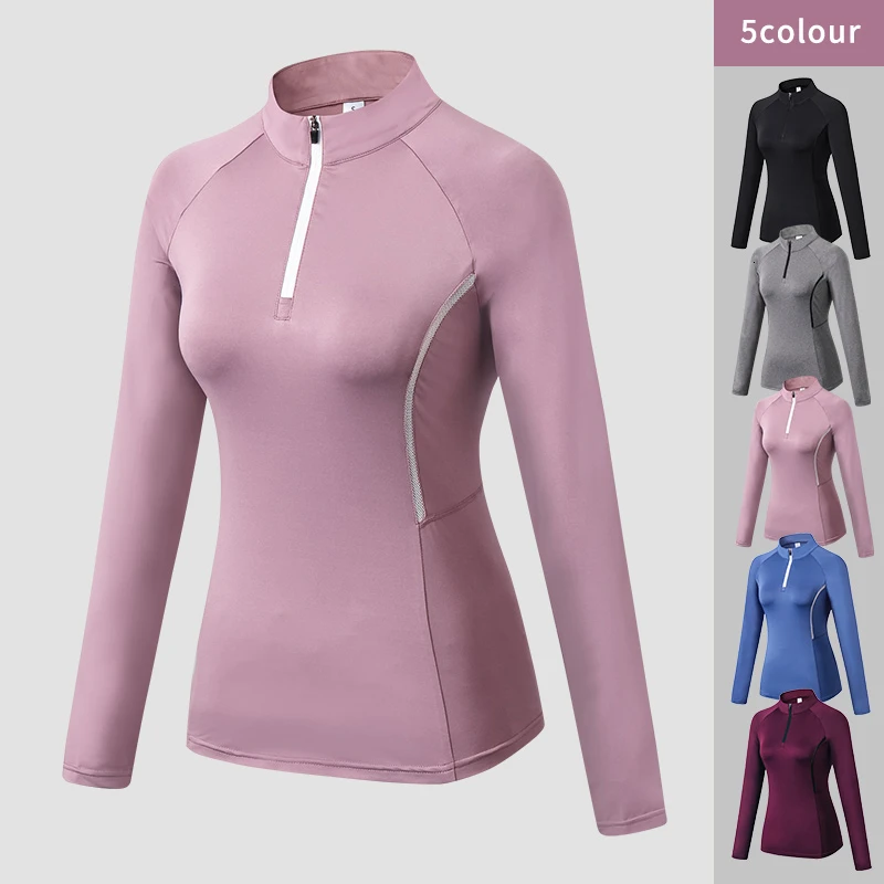 

Sportwear Women Long Sleeve Yoga Shirts Sport Top Fitness Yoga Top Gym Top Workout Tops For Women Gym Femme Running T Shirt