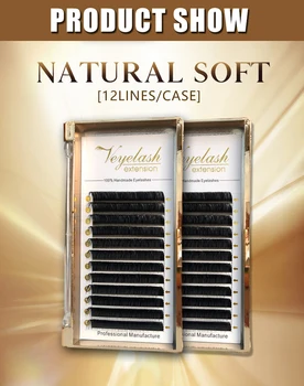 

Viplash 12 rows Faux mink individual eyelash lashes maquiagem cilios for professionals soft mink eyelash extension