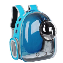 Открытый Портативный Pet Puppy Cat Carrier Сумка прозрачная капсула дышащий котенок путешествия рюкзак