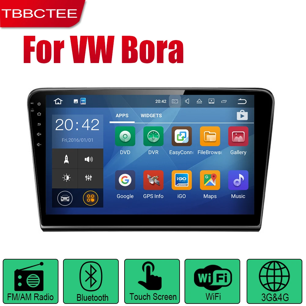 TBBCTEE Авто Радио 2 Din Android Автомобильный плеер для Volkswagen VW Bora 2013~ gps Навигация BT Wifi карта мультимедийная система стерео