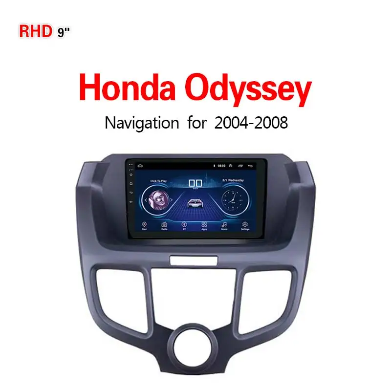 Lionet gps-навигация для автомобиля Honda Odyssey 2004-2008 9 дюймов RH1020X - Размер экрана, дюймов: WIFI 1G16G
