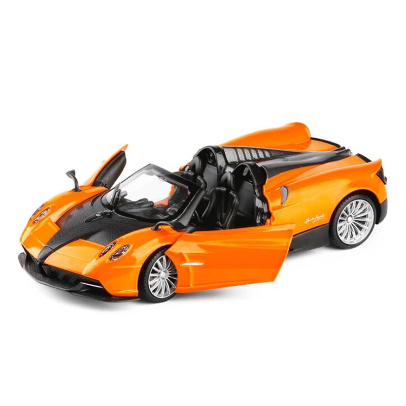 1/24 масштаб моделирование Pagani HUAYRA трансформер по форме спортивного автомобиля сплав модель звук и свет игрушка автомобиль игрушка для детей