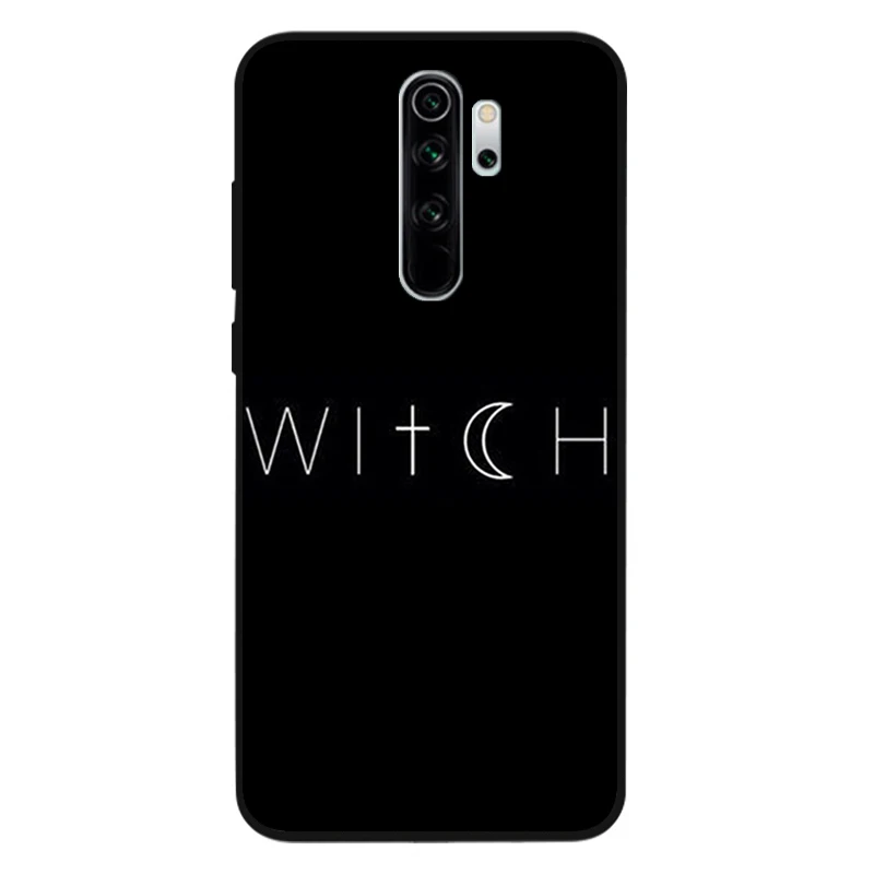 Witchcraft Witch Moon Black Silicone Soft Phone Case For Redmi 9 8 6 7A 6 Plus NOTE 9 8 7 6 5 PRO 9S 8T Luxury printed shell phone cases for xiaomi