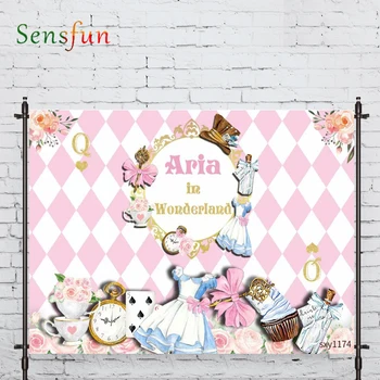 

Sensfun photography background Alice wonderland Cartoon dream princess background photobooth photo studio shoot prop