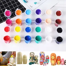 6 Joint 3ml Pigment Container Box Empty Painting Strips Paint Supplies Mini Paint Box for Drawing Tool Art Crafts Storage