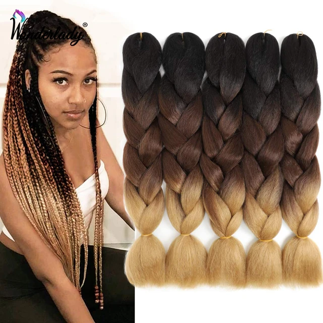 Buy Wholesale China 1 Pack Large Stock 200+ Colors Ombre Jumbo Braid  Synthetic Hair Extensions & Jumbo Braid Synthetic Hair Extensions at USD 20