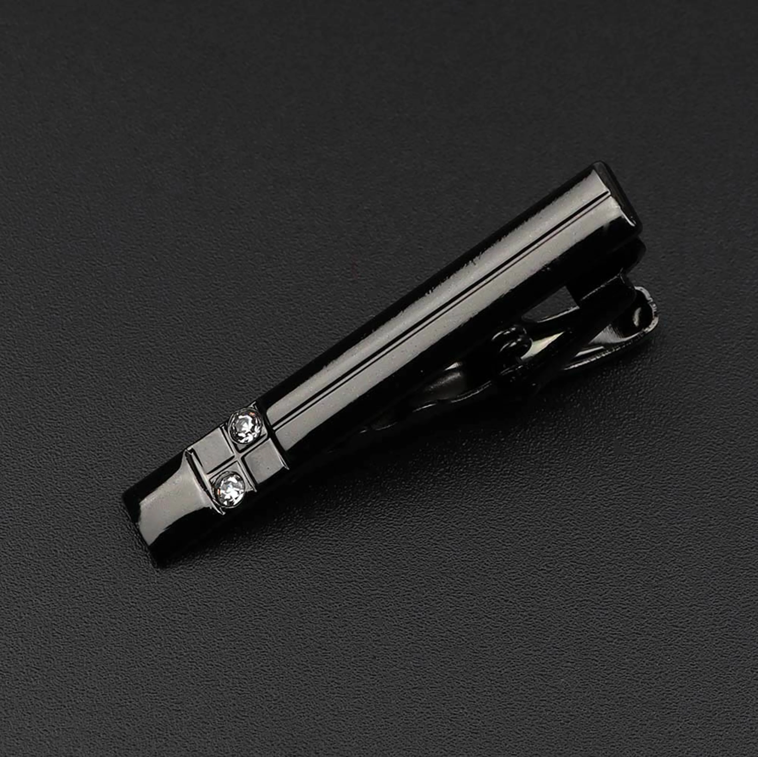 Tie Clips 4cm Simple Fashion Style Metal Pin Clasp Business Wedding Accessories For Men