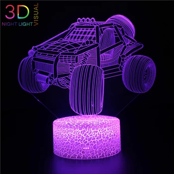 

ATOPH 3D LED Night Light 16 Color Changing with Remote Control Off Road Vehicle Nightlight for Children Christmas Xmas Gifts