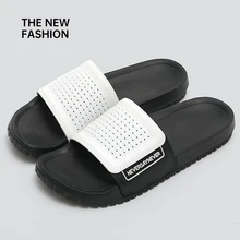 

Slippers Men Summer 2022 New Outdoor Flip Flops Beach Sandals Male Non-slip Soft EVA Designer Shoes Casual Slip-on Flat Slides