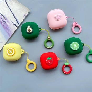 

Soft Silicone Earphone Case for Samsung Galaxy Buds Live 2020 Wireless Bluetooth Headset Protective Cover Anti-fall Shell