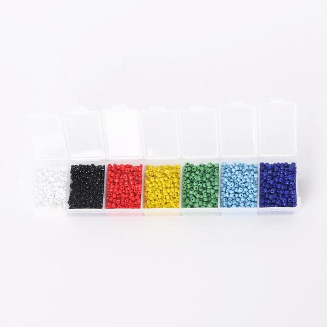 Making Kit Czech Glass Seed Beads Box Set Lobster Clasps Beading Cord For DIY Earring Bracelet Necklace Jewelry Making