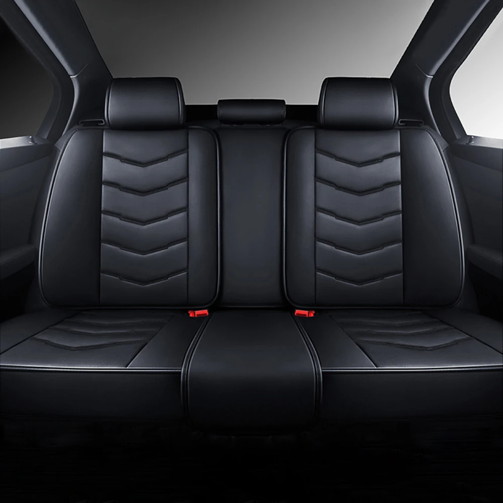Universal Leather Car Seat Cover Full Set Cushion Protector Accessories for Peugeot 206 308 407 307 cc 508 5008 3008 208 301 107